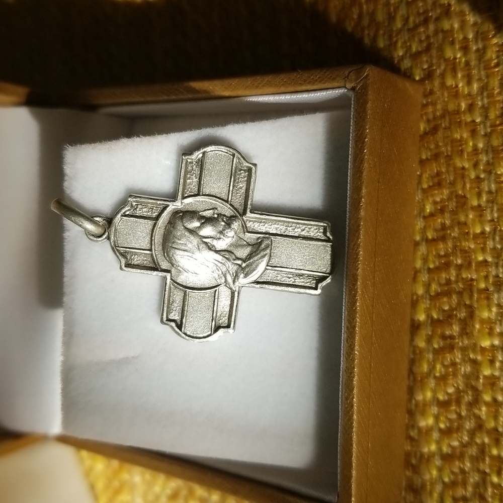 Hand made from Italy pendant.  Great gift for Baptism.